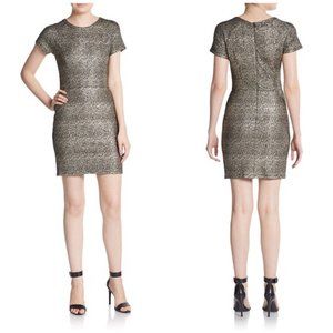 Collective Concepts Black and Gold Dress Size M